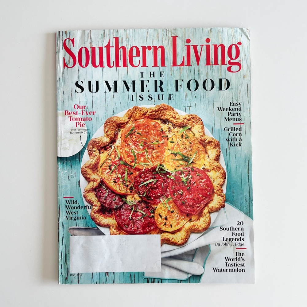 Southern Living Magazine July 2019 The Summer Food Issue